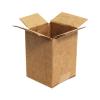 Carton Simple Cannelure 3x3x4 cm Brun