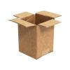 Carton Simple Cannelure 3x3x4 cm Brun
