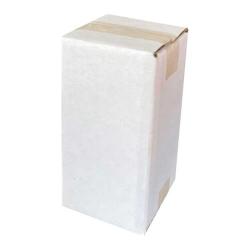 Carton Simple Cannelure 3x3x6 cm Blanc