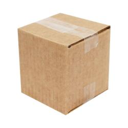 Carton Simple Cannelure 4,5x4,5x4,5 cm Brun