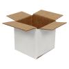 Carton Simple Cannelure 5x5x5 cm Blanc