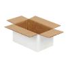 Carton Simple Cannelure 6,5x3,5x3 cm Blanc