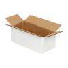 Carton Simple Cannelure 8,5x3,5x3 cm Blanc