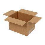 Carton Simple Cannelure 10x7x7 cm Brun