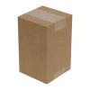 Carton Simple Cannelure 10x10x16 cm Brun