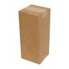 Carton Simple Cannelure 12x12x29 cm Brun