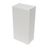 Carton Simple Cannelure 12x12x29 cm Blanc