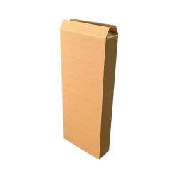 Carton Simple Cannelure 14x5x35 cm Brun