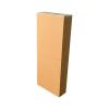 Carton Simple Cannelure 14x5x35 cm Brun