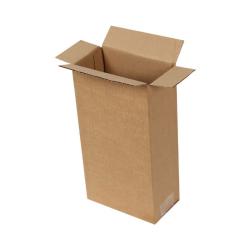 Carton Simple Cannelure 14x8x27 cm Brun