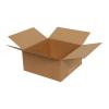 Carton Simple Cannelure 14x14x7 cm Brun