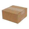 Carton Simple Cannelure 14x14x7 cm Brun