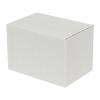 Carton Simple Cannelure 15x10x10 cm Blanc