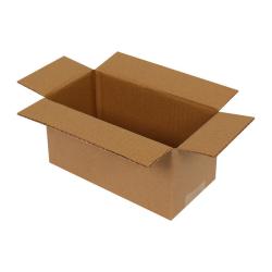Carton Simple Cannelure 19x9x9 cm Brun