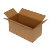 Carton Simple Cannelure 19x9x9 cm Brun
