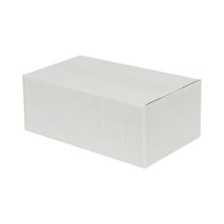 Carton Simple Cannelure 20x15x10 cm Blanc