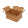 Carton Simple Cannelure 22x15x12 cm Brun