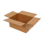 Carton Simple Cannelure 23x13x12 cm Brun