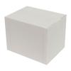 Carton Simple Cannelure 25x10x12 cm Blanc