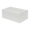 Carton Simple Cannelure 25x20x10 cm Blanc
