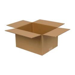 Carton Simple Cannelure 25x20x15 cm Brun