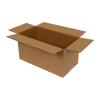 Carton Simple Cannelure 29x15x15 cm Brun