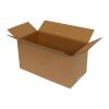 Carton Simple Cannelure 29x15x15 cm Brun