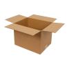 Carton Simple Cannelure 30x23x23 cm Brun