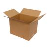 Carton Simple Cannelure 30x23x23 cm Brun