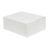 Carton Simple Cannelure 30x25x12 cm Blanc