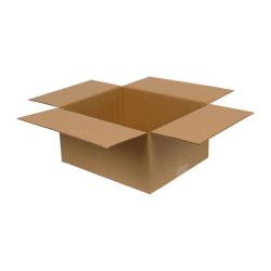 Carton Simple Cannelure 35x25x15 cm Brun