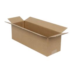Carton Simple Cannelure 38x12x12 cm Brun