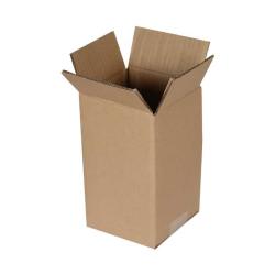 Carton Double Cannelure 12x12x20 cm Brun T01
