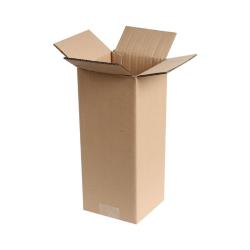 Carton Double Cannelure 12x12x29 cm Brun T01