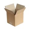 Carton Double Cannelure 15x15x15 cm Brun T01