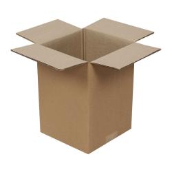 Carton Double Cannelure 17,5x17,5x24,5 cm Brun T01