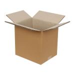 Carton Double Cannelure 25x20x25 cm Brun T01