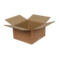 Carton Double Cannelure 25x25x15 cm Brun T01