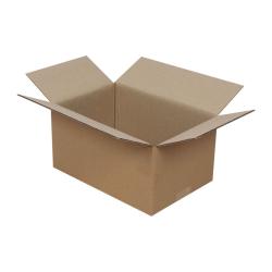 Carton Double Cannelure 30x20x15 cm Brun T01