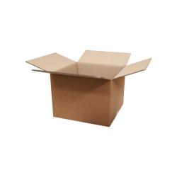 Carton Double Cannelure 30x30x25 cm Brun T01