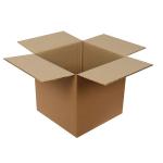 Carton Double Cannelure 30x30x30 cm Brun T01