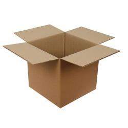 Carton Double Cannelure 30x30x30 cm Brun T01