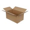 Carton Double Cannelure 40x25x20 cm Brun T01