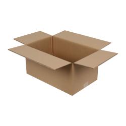 Carton Double Cannelure 40x25x20 cm Brun T01