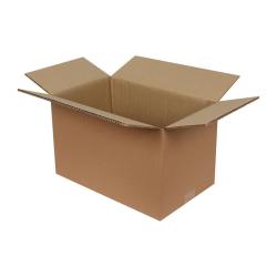 Carton Double Cannelure 40x25x25 cm Brun T01