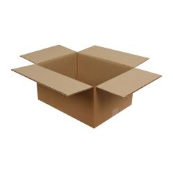 Carton Double Cannelure 40x30x15 cm Brun T01