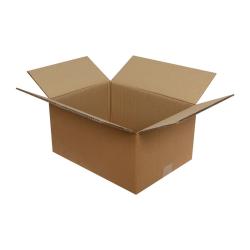 Carton Double Cannelure 40x30x20 cm Brun T01
