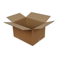 Carton Double Cannelure 40x30x25 cm Brun T01