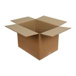 Carton Double Cannelure 40x30x30 cm Brun T01