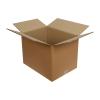 Carton Double Cannelure 40x30x30 cm Brun T01